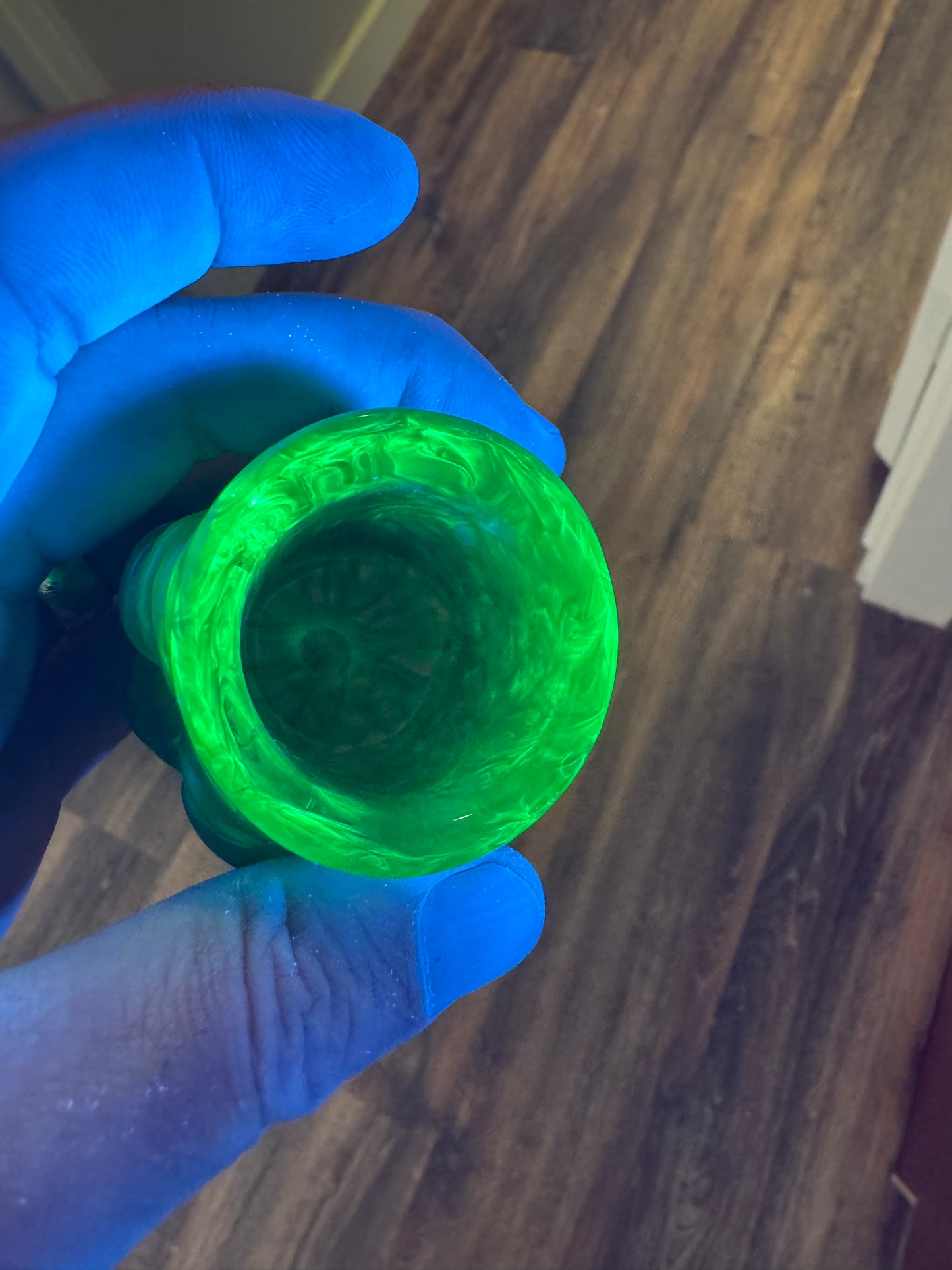 UV Chromium shot glass