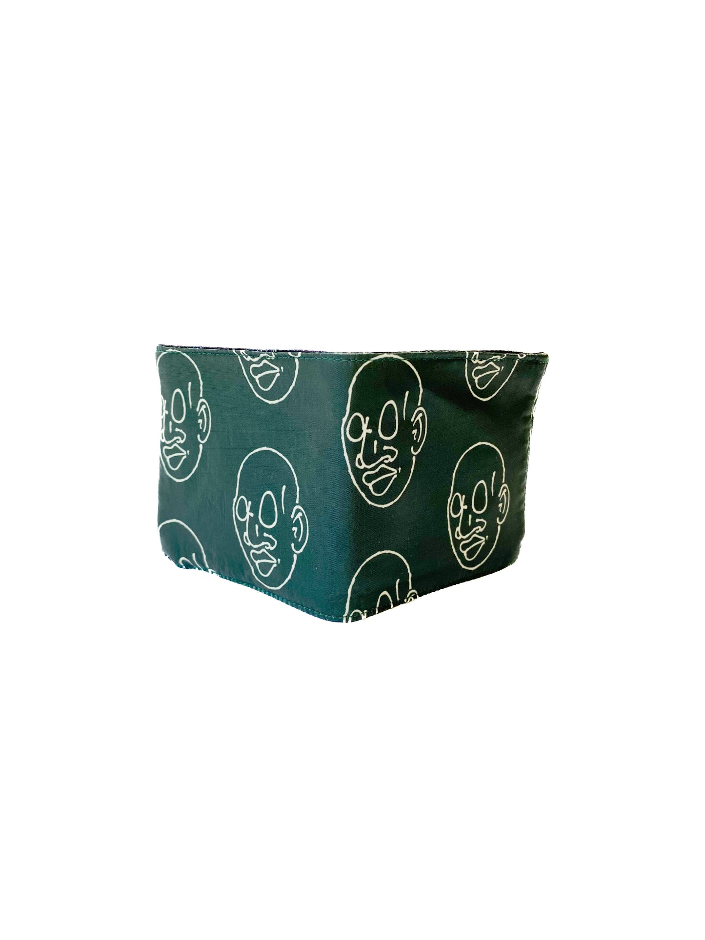 Bifold Mr. Voorhees Wallet in Green Ripstop