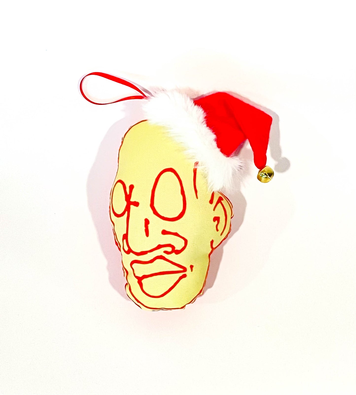 Christmas Ornaments with Santa Hats