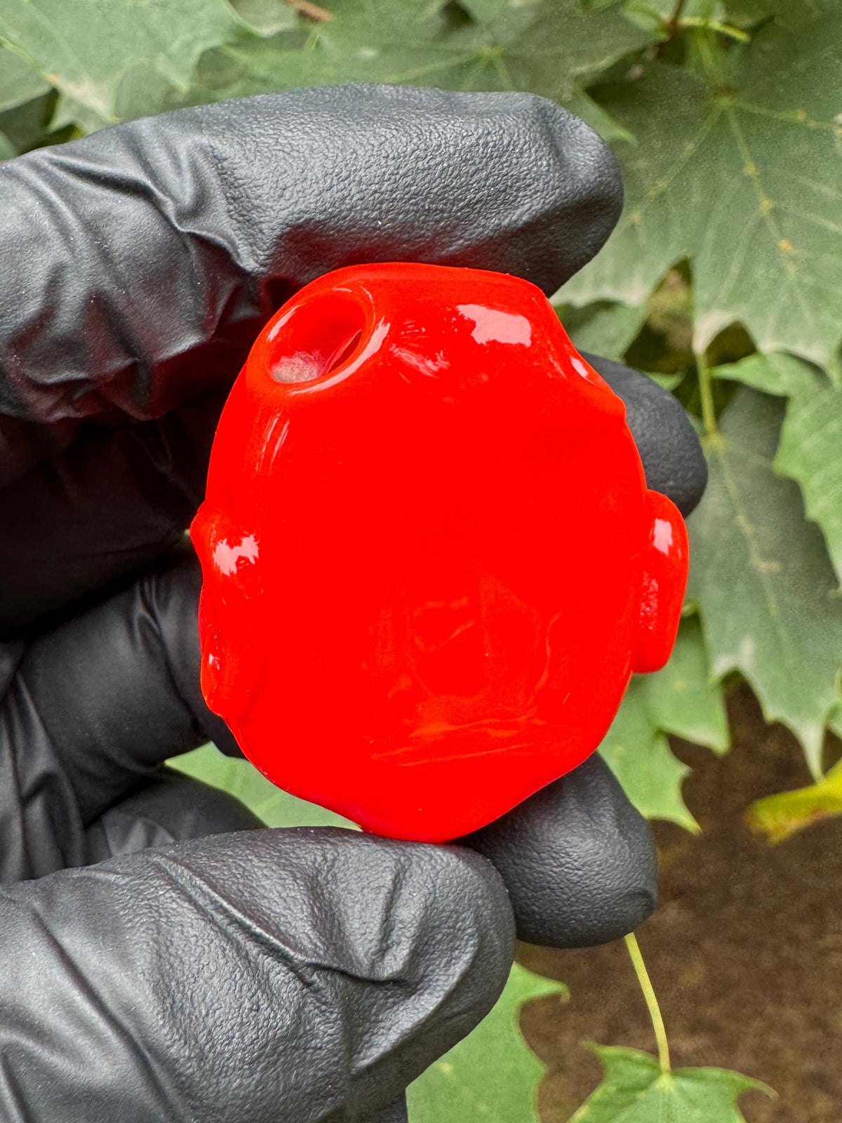 Mini Face Pendant, Cherry Bomb