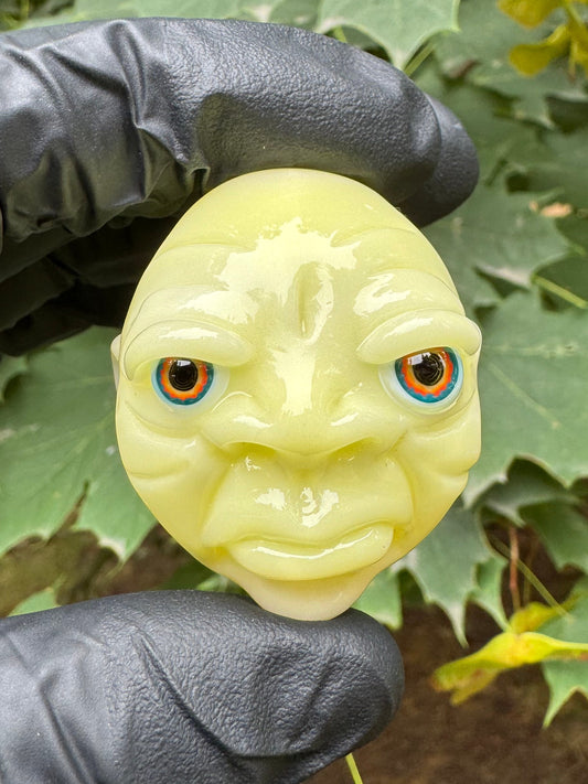 Mini Face Pendant, Lightly Salted Butter