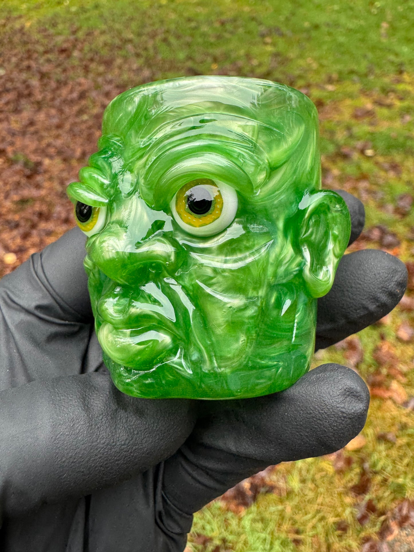 UV Chromium shot glass