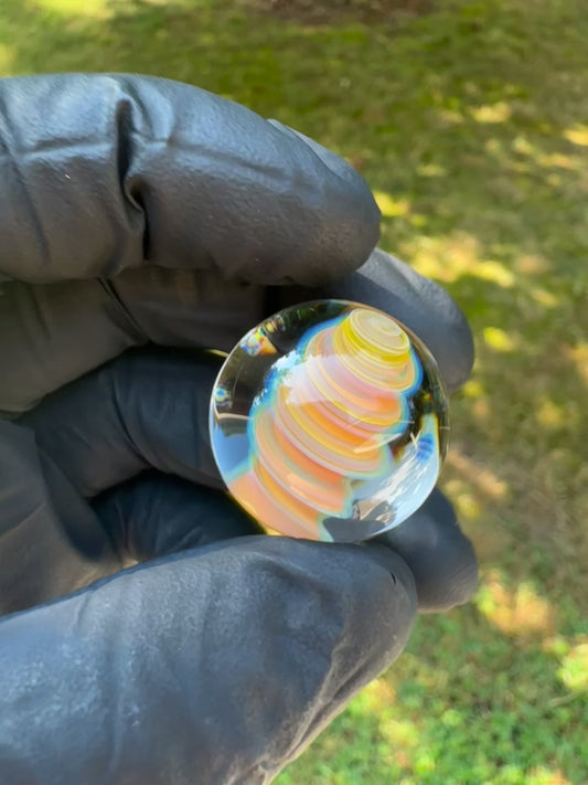 Silver Spiral Marble